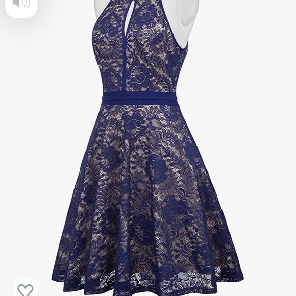 Lace Cocktail Dress - Picture 3 of 5